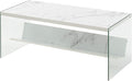 Convenience Concepts SoHo Glass Modern Living Storage Shelf, Contemporary by ConvenienceConcepts