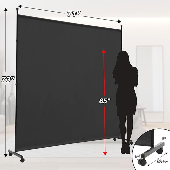 6FT Single Panel Room Divider - Image 4