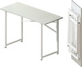 Folding Desk 47 inch No Assembly Required Home Office Table, Writing Gaming by Lutown-TeenHome