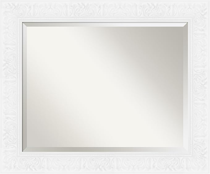 Amanti Art White Bathroom Mirror by AmantiArt