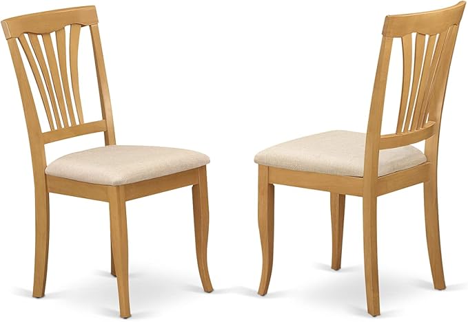 East West Furniture NDAV5-OAK-C 5 Piece Modern Dining Table Set Includes a - Image 7