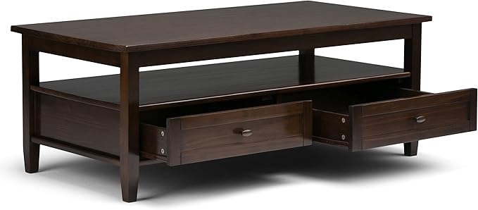 SIMPLIHOME Warm Shaker Coffee Table - Image 4