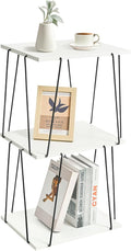 Tall Side Table, Small End Table, 29 inch High Accent Table, Bedside Table by KJGKKHOME