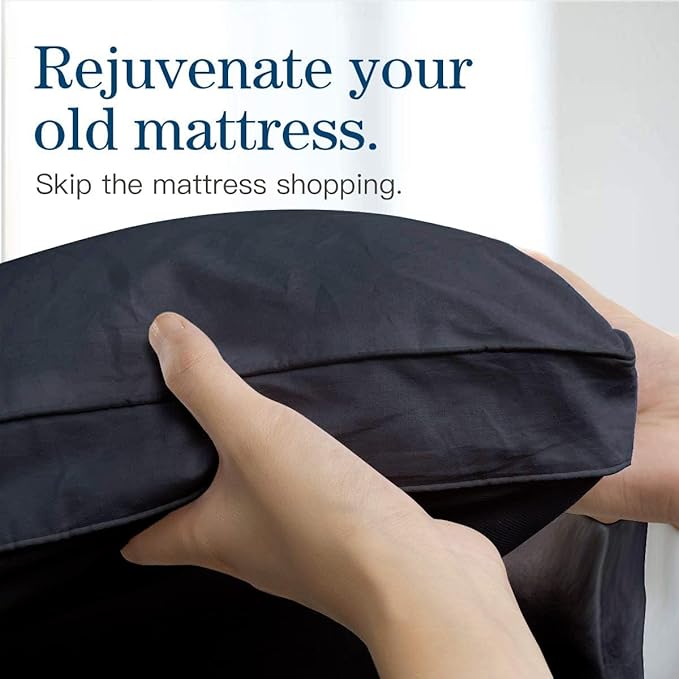 COONP Twin Mattress Topper, Extra Thick Pillowtop, Cooling Plush Mattress Pad - Image 4
