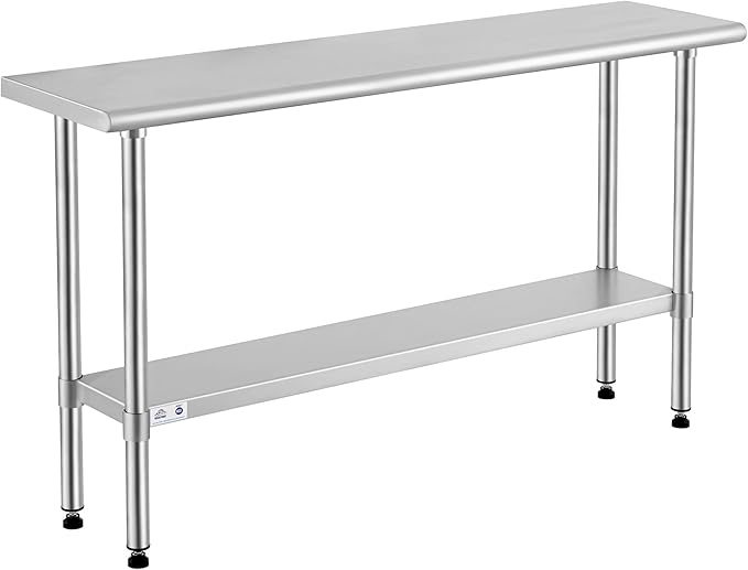 ROCKPOINT Stainless Steel Table by ROCKPOINT