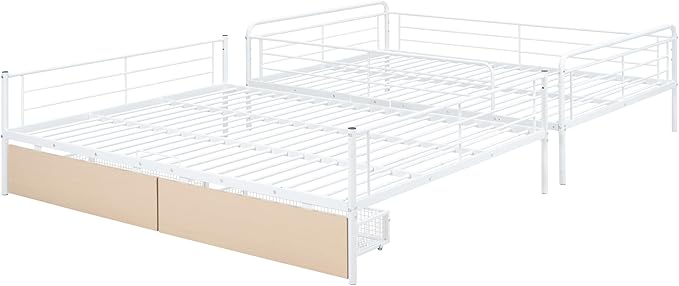 Full Over Queen Metal Bunk Bed - Image 9