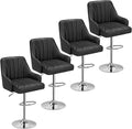 VECELO Bar Stools Set of 4, Adjustable Barstools, Counter Height Stools by VECELO
