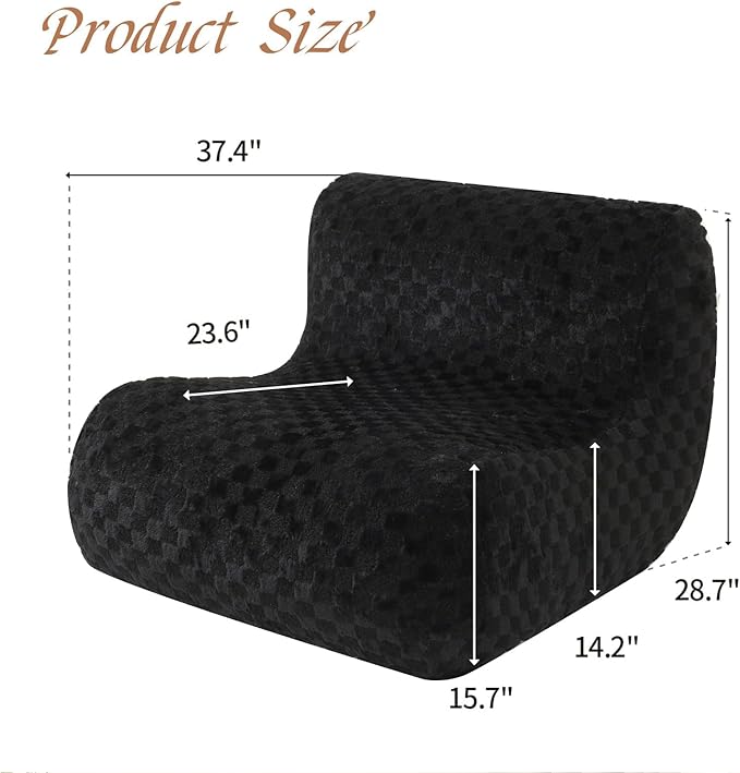Bean Bag Chairs for Adults, Comfy Floor Sofa - Image 2