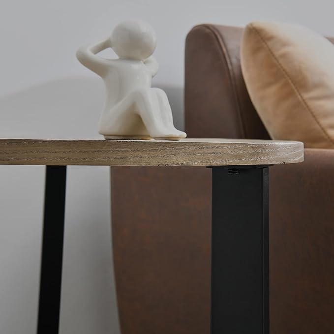 MODERION Round End Table with Storage - Image 6