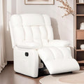 Oversized Recliner Chair, Leather Recliner Adjustable by Outdoorchairs