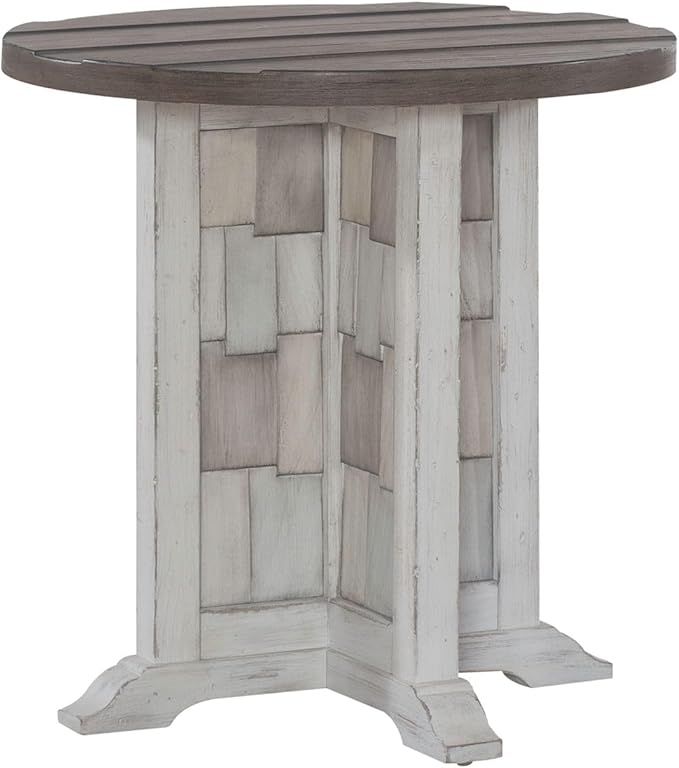 Liberty Furniture River Place Living Room Round Chairside Table - Image 2