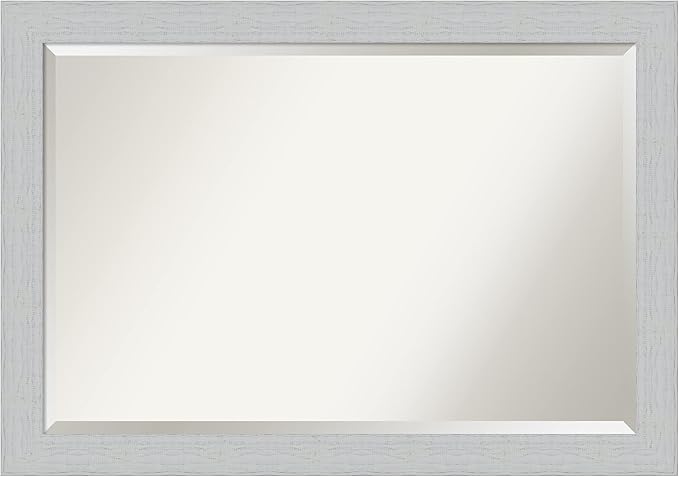 Amanti Art White Bathroom Mirror by AmantiArt