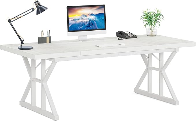 Tribesigns 70.8-Inch Executive Desk, Large Computer Office Desk Workstation - Image 6