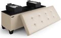 STORAGEBUD Storage Ottoman Bench by STORAGEBUD