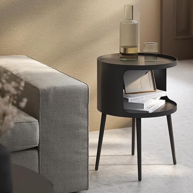 Modern Side Table, Round end Table - Image 5