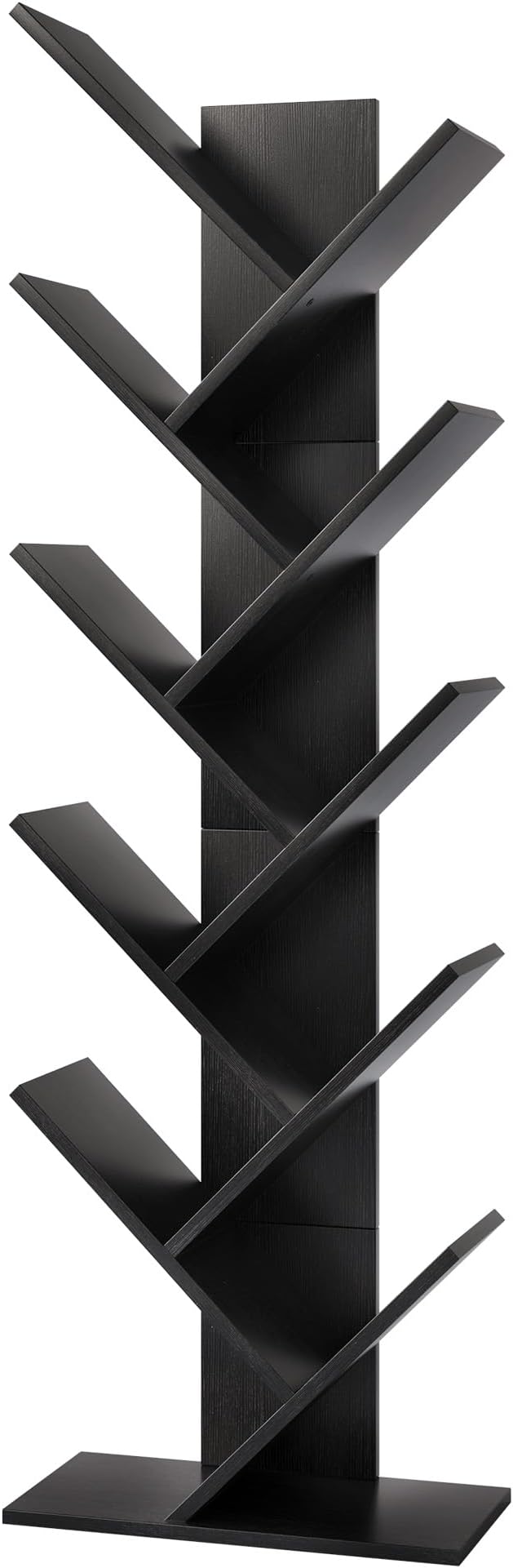 Hoctieon 10 Tier Tree Bookshelf, 10 Shelf Bookcase, Free Standing Tree Bookcase - Image 8