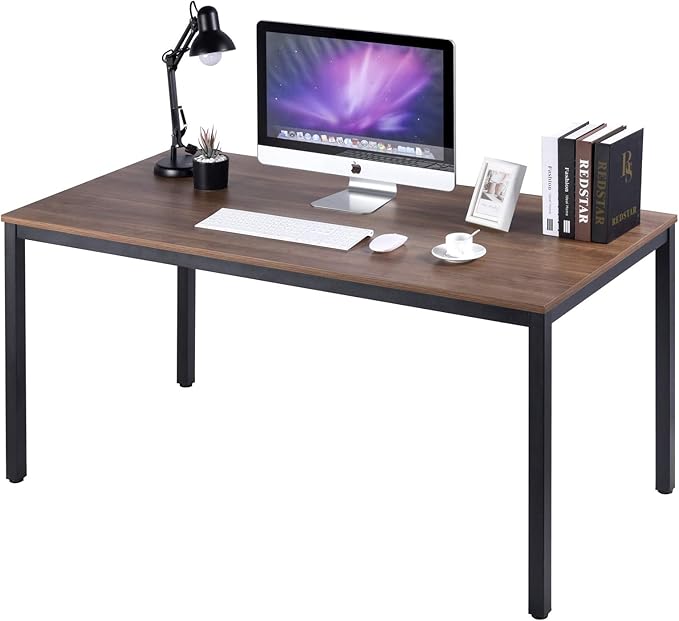 POPRUN Writing Computer Office Desk 59 Inch（60"x 30"） Home Office Wooden by POPRUN