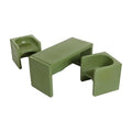 ECR4Kids Tri-Me Table and Cube Chair Set, Hunter Green by ECR4Kids