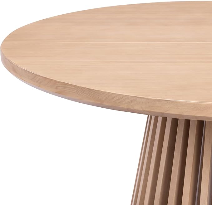 Plank+Beam Lido Round Dining Table, Minimalist Kitchen Table - Image 4
