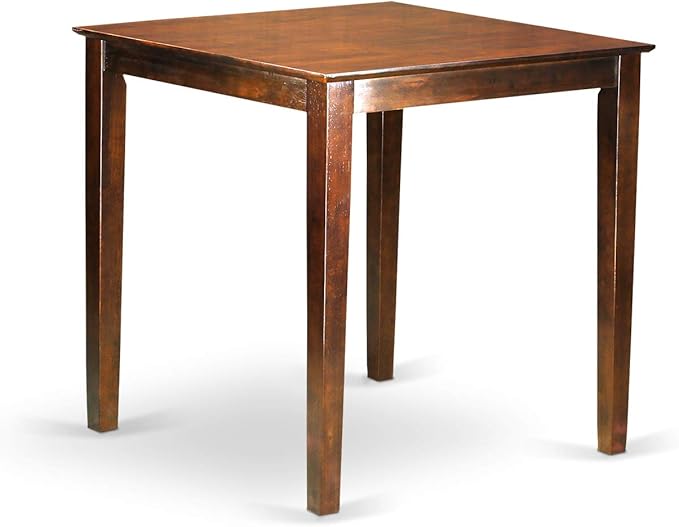 East West Furniture VNQU3-MAH-W 3 Piece Counter Height Pub Set - Image 4