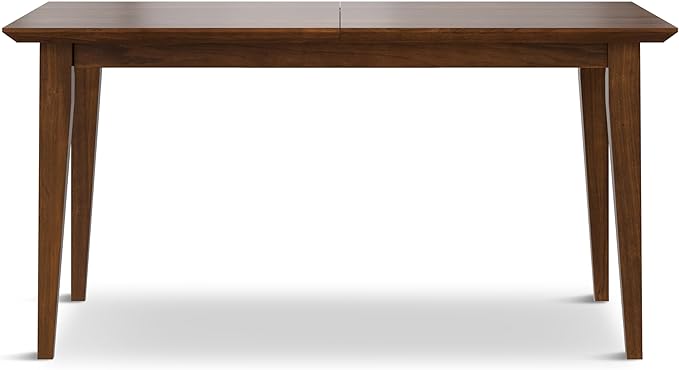 SIMPLIHOME Colby Extendable Dining Table, Solid Wood Walnut Veneer in Walnut - Image 5