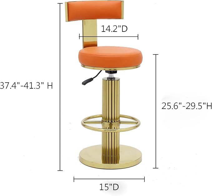 FUNROLUX Counter Height Bar Stools - Image 3