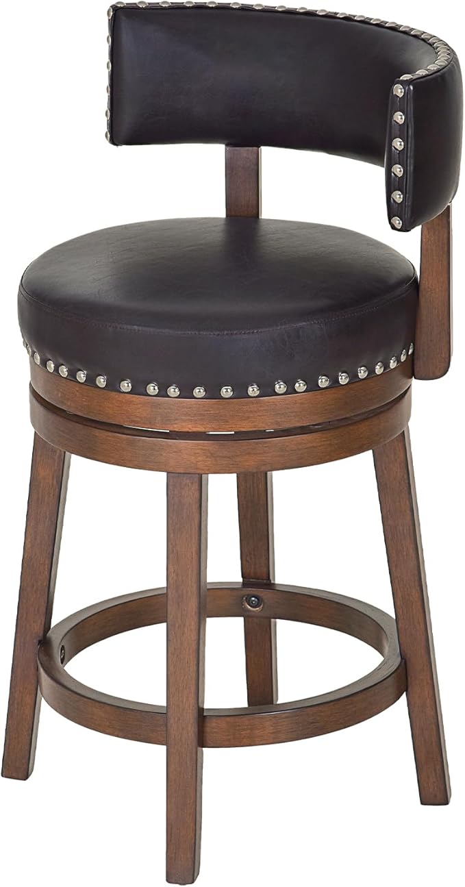 COLAMY Swivel Bar Stool, Modern Swivel Barstool - Image 9