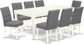 East West Furniture DOAS9-LWH-41 9 Piece Dining Table Set Includes A Kitchen by EastWestFurniture