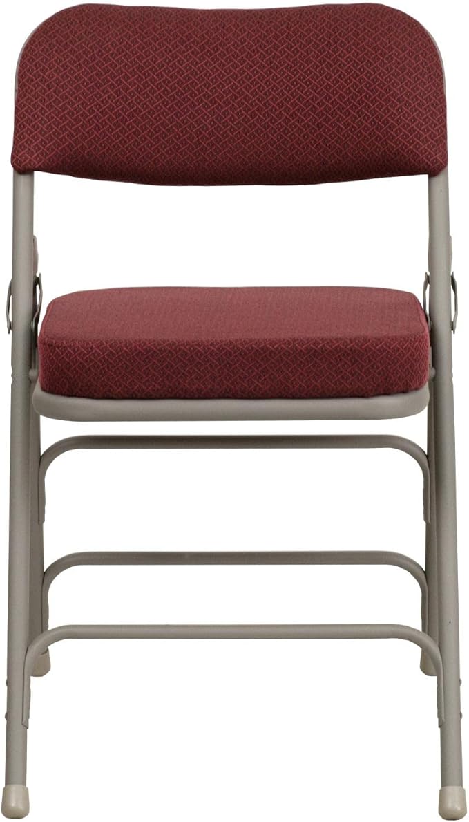 Flash Furniture 4 Pack HERCULES Series Premium Curved Triple Braced & Double - Image 5