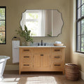 ANDY STAR 30x48 Inch Matte Black Mirror, Unique Rectangular Bathroom Mirror by ANDYSTAR