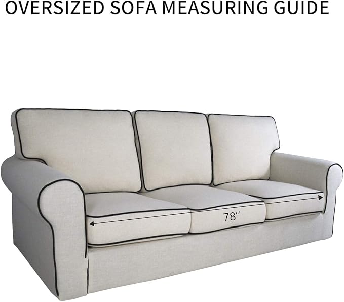 PureFit Reversible Sofa Couch Cover Water Resistant Couch Covers - Image 6