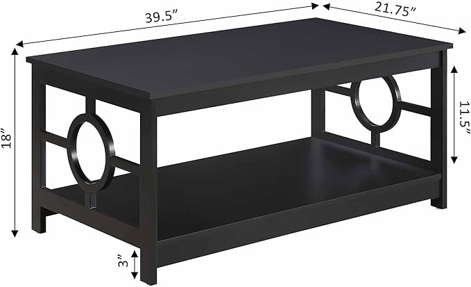 Convenience Concepts Ring Coffee Table - Image 3