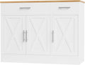 Shintenchi Modern Farmhouse Sideboard Buffet Cabinet by Shintenchi