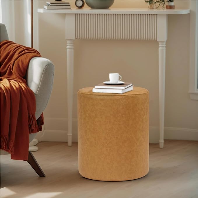Get Set Style Modern Round Ottoman - Image 5