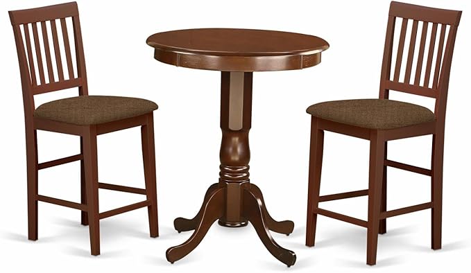 East West Furniture EDVN3-MAH-C 3 Piece Counter Set by EastWestFurniture