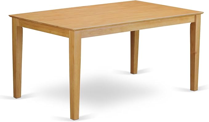 East West Furniture CAEN7-OAK-07 7 Piece Dining Table Set Consist of a - Image 3