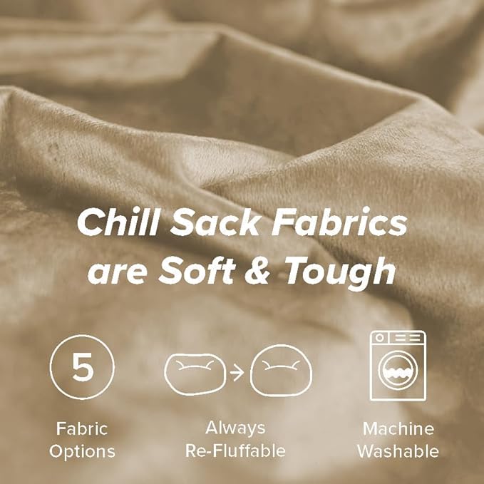 Chill Sack Bean Bag Chair: Giant 5' Memory Foam Furniture Bean Bag - Image 4