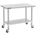 DuraSteel 24x48 NSF Stainless Steel Cart by DuraSteel