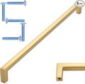 KOOFIZO Solid Square Bar Cabinet Handle by Koofizo