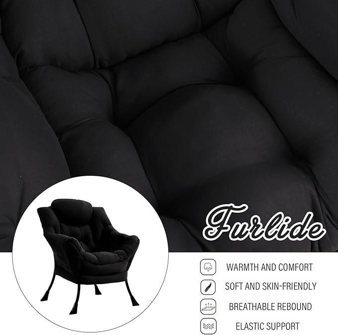 Lazy Chair for Living Room, Modern Accent Chairs - Image 7