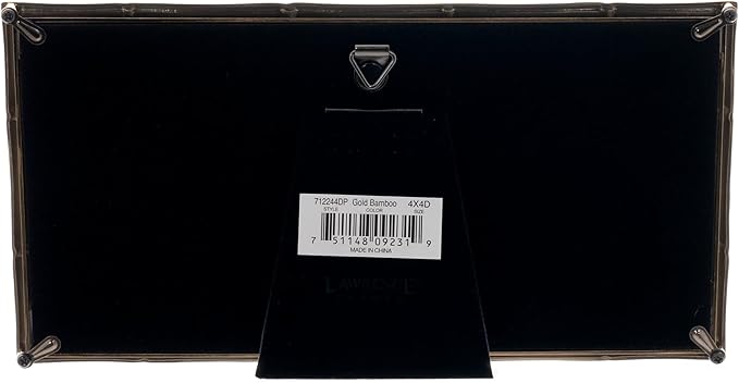 Lawrence Frames 4x4 Double Gold Metal Picture Frame - Image 4