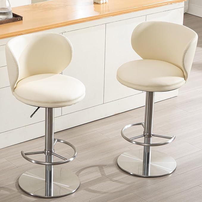 Stainless Steel Bar Stools, Grade Modern Leather Bar Chair - Image 5