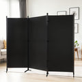 Room Divider 3-Panel Privacy Screen, Portable Screen Steel Frame by GREZJXC