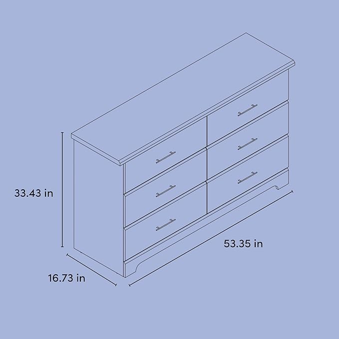 Storkcraft Brookside 6-Drawer Dresser – GREENGUARD Gold Certified, Nursery & - Image 3