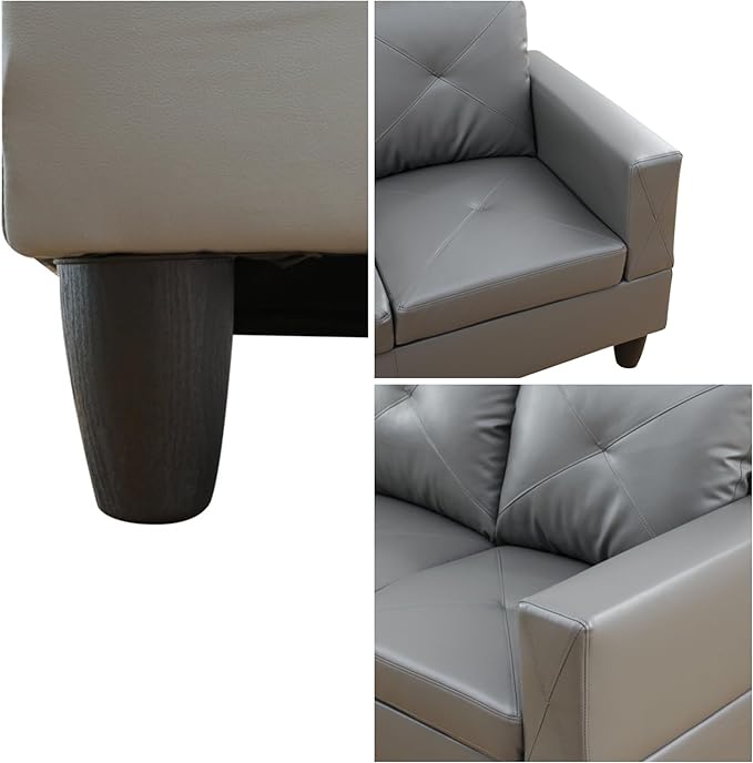 L-Shaped Sectional Sofa, Modern Sectional Couches Home Sofas - Image 5