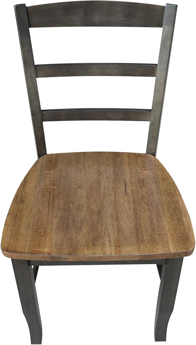 IC International Concepts Set of Two Madrid Ladderback Dining Chairs, - Image 10