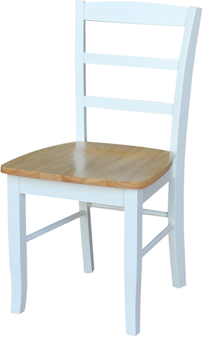 Madrid Ladderback, Solid Wood Kitchen/Dining Chairs, Parawood Construction - Image 7