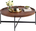 Brookline Solid Acacia Wood 42-Inch Round Coffee Table by AlaterreFurniture