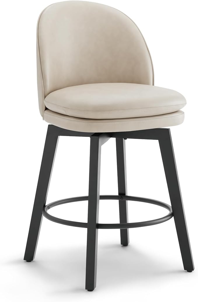 Counter Height Barstools 26 inch Upholstered Swivel Bar Stools by Kislot