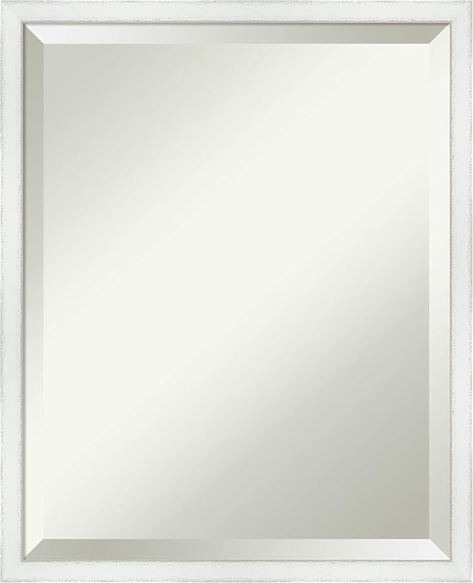 Amanti Art White Bathroom Mirror by AmantiArt